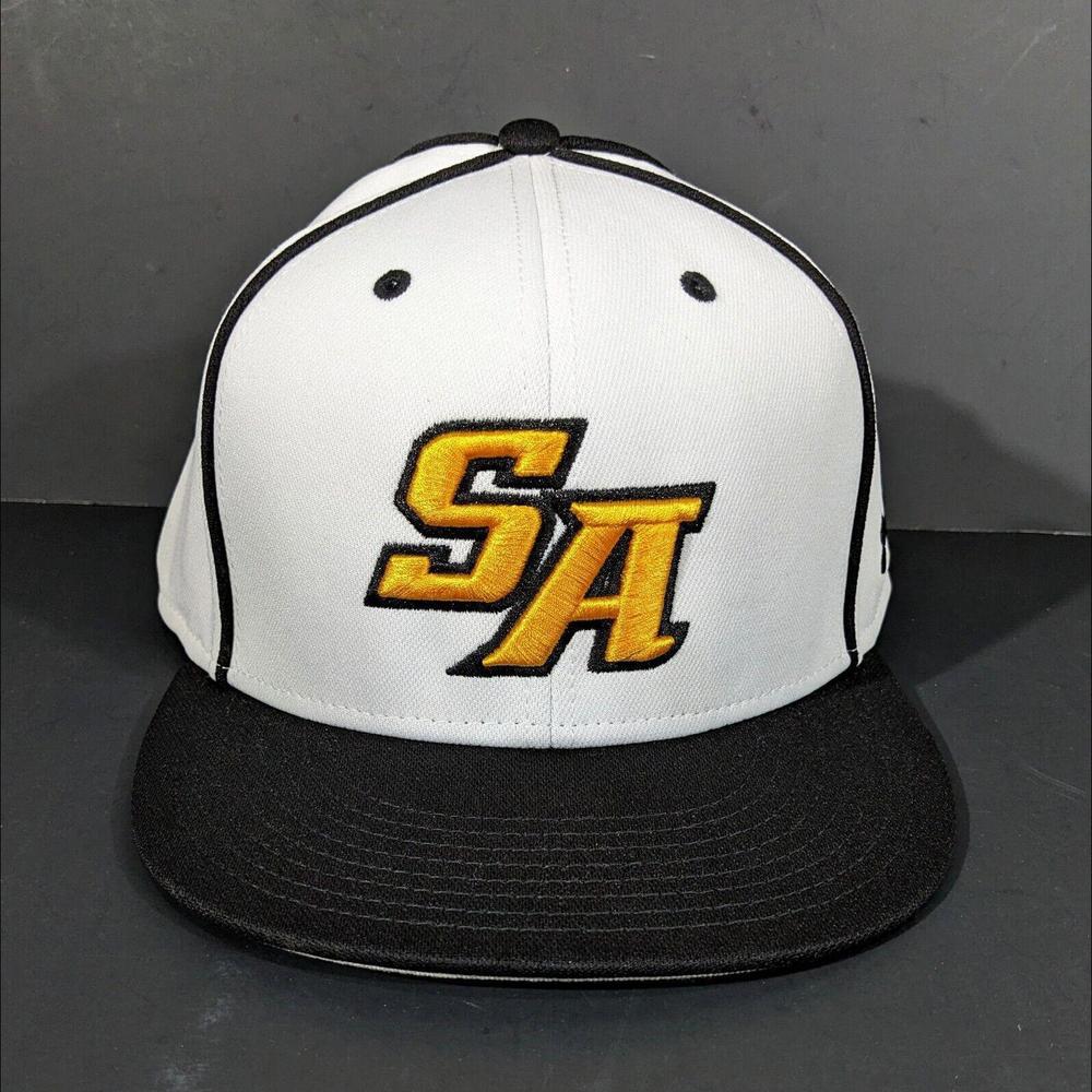 White Hat SA Large Flexfit Black Gold Pro Shape Under Armour